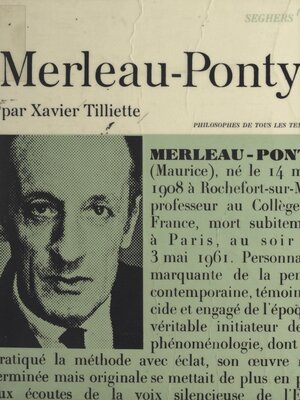 cover image of Merleau-Ponty